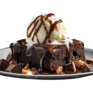 Brownie con Helado